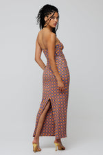 This is an image of Summer Midi in Cortez - RESA featuring a model wearing the dress