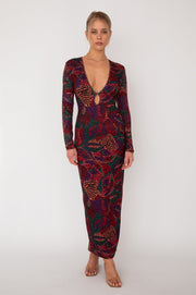 This is an image of Twiggy Dress in Monarch - RESA featuring a model wearing the dress