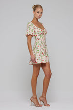 This is an image of Winnie Mini in Cherie - RESA featuring a model wearing the dress