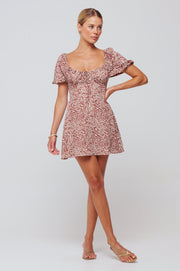 This is an image of Winnie Mini in Santana - RESA featuring a model wearing the dress