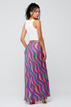 This is an image of Ziggy Skirt in Candy - RESA featuring a model wearing the dress