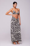 This is an image of Ziggy Skirt in Tigris - RESA featuring a model wearing the dress