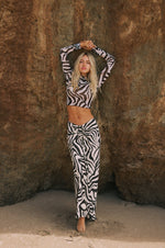 This is an image of Ziggy Skirt in Tigris - RESA featuring a model wearing the dress