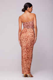 This is an image of Ziggy Skirt in Zion - RESA featuring a model wearing the dress