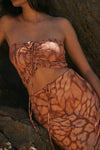 This is an image of Ziggy Skirt in Zion - RESA featuring a model wearing the dress